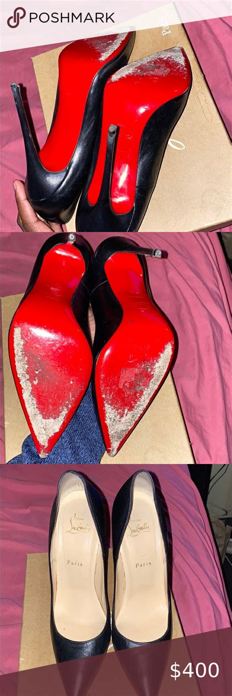 So Kate Red Bottoms Size 41 Worn A Few Times And Has Heel Replacement Piece Inside With Dust Bag