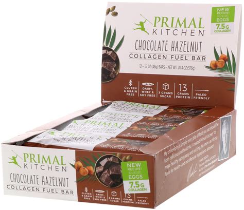 Does this supplement live up to all its claims? Primal Kitchen, Collagen Fuel Bar, Chocolate Hazelnut, 12 ...