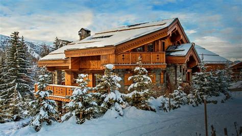Ski Lodge In Winter