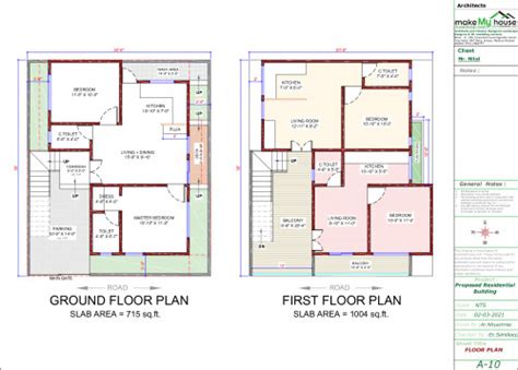3036 House Plan 1080 Sqft Floor Plan Triplex Home Design 6051