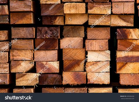Wooden Construction Materials Background Textures Stock Photo 690006436