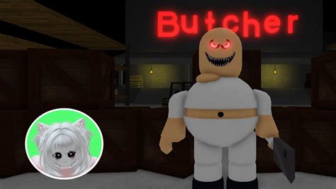 ROBLOX Gameplay Walkthrough ESCAPE THE BUTCHER SHOP SCARY OBBY