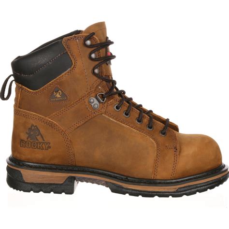 Rocky Ironclad Waterproof Steel Toe Work Boots Style 6701