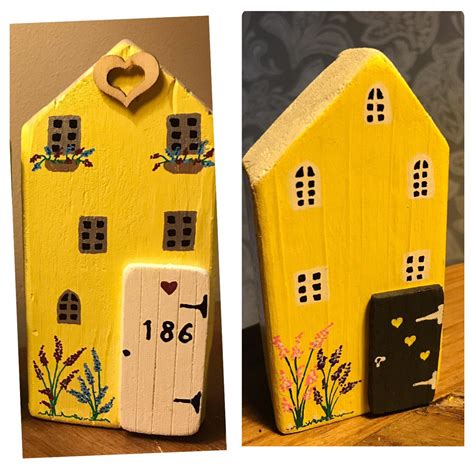 Little Wooden Houses Handmade Personalised Home Decor Etsy Uk