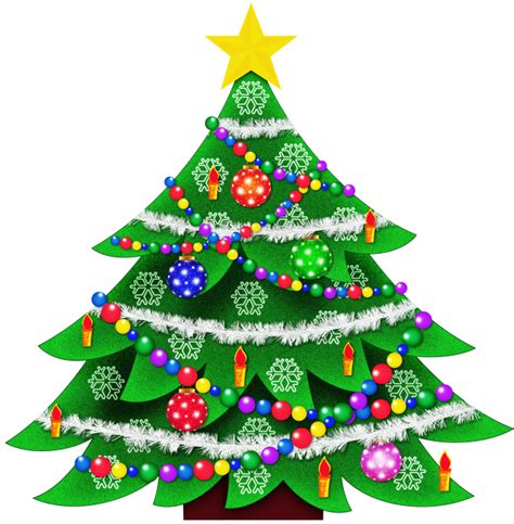 Transparent Christmas Tree Clipart Picture