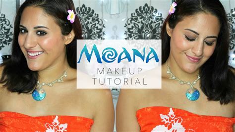 moana makeup tutorial the new disney princess youtube