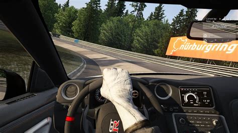 Assetto Corsa Nürburgring Slow Lap 7 33 Nissan GT R Nismo YouTube