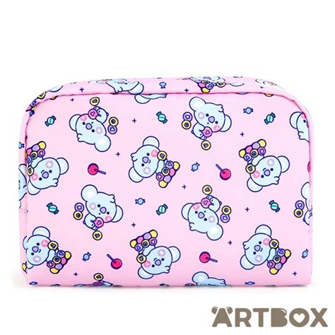 Buy Line Friends Bt21 Baby Koya Jelly Candy Square Zipped Pouch At Artbox