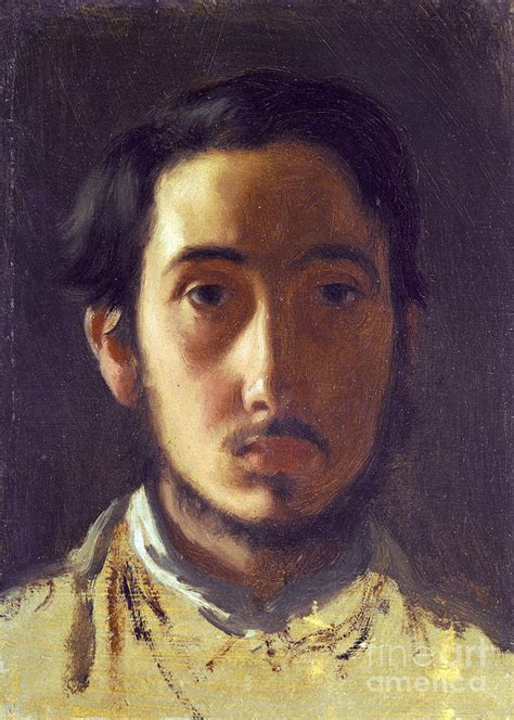 Degas Self Portrait Painting By Motionage Designs Fine Art America