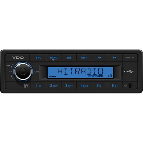 Rds radio 88.9 fm ¡somos más radio, somos entretenimiento inteligente! VDO 12V Radio RDS USB MP3 WMA Blauw Backlight