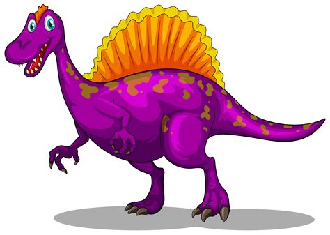 Purple Dinosaur With Sharp Claws 376098 Vector Art At Vecteezy