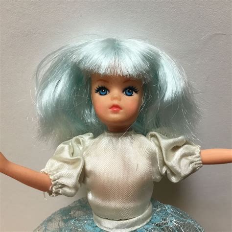 Vintage Mini Sarah Louise Debenhams Sindy Doll With Blue Hair Ebay