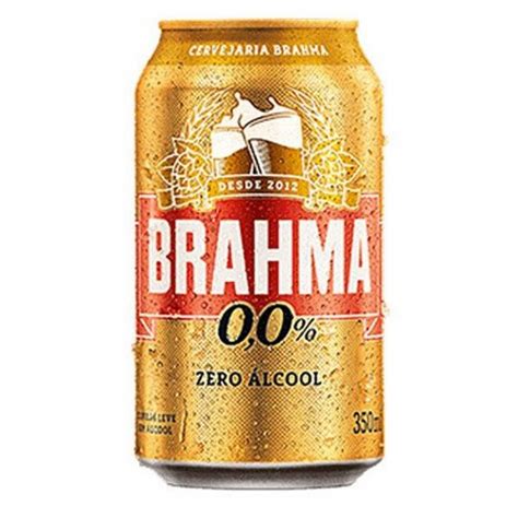 Cerveja Brahma Lata Sem álcool 350ml Zero