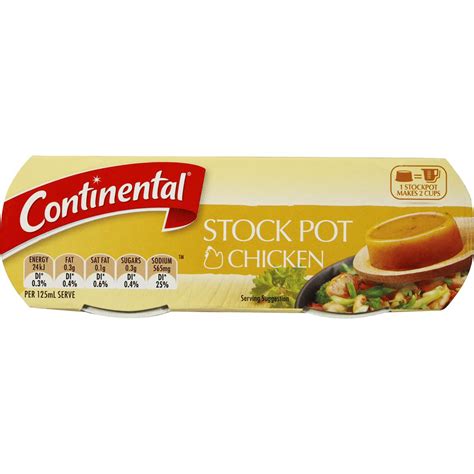 Continental Stock Pot Chicken 4pk 28g Woolworths