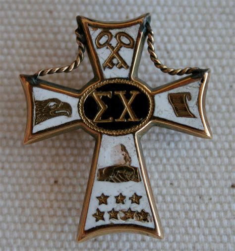 Sigma Chi Sorority And Fraternity Greek Life Badges Brooch