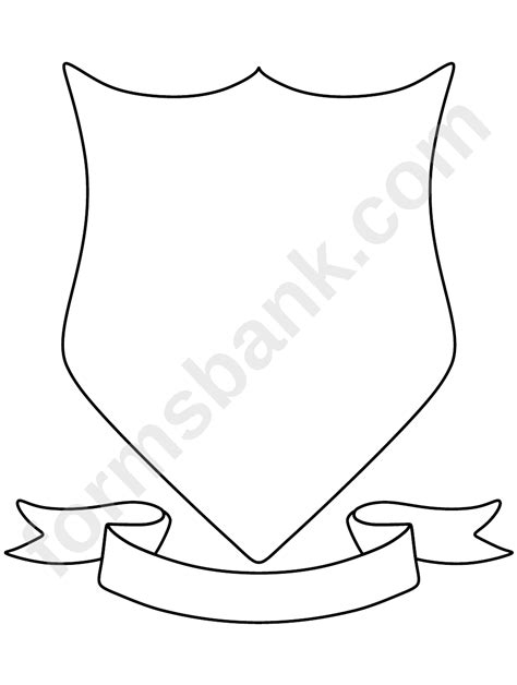 Printable Coat Of Arms Template