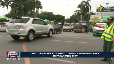 We think is fine for us to walk. Visitors start flocking to Manila Memorial Park in ...