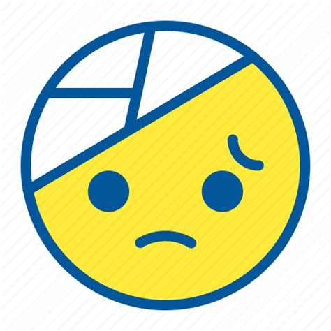 Bandage Emoji Emoticon Face Sick Icon Download On Iconfinder