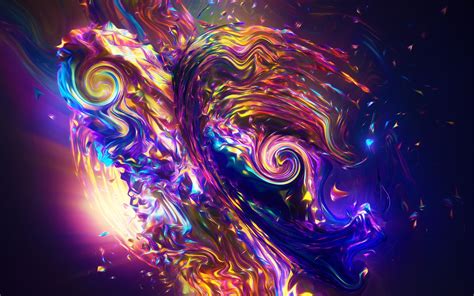 Colorful Abstract Waves 4k Wallpapers Wallpaper Cave