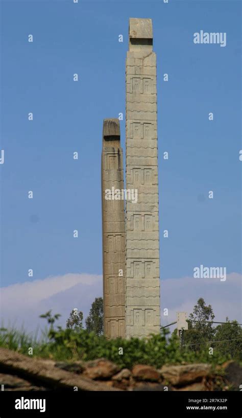 Obelisk Of Axum Northern Stelae Park Axum Tigray Region Ethiopia