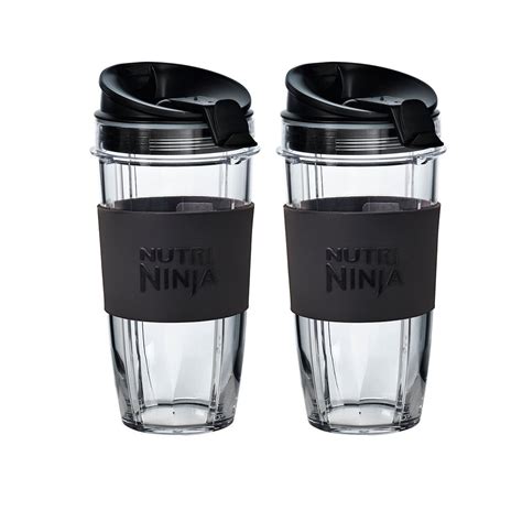 2 X Large 650ml Nutri Ninja Cups With Sip And Seal Lids 622356214940 Ebay