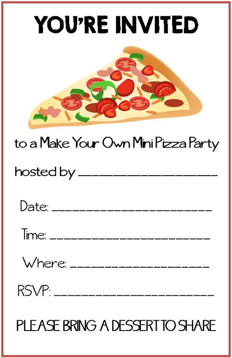 25 Awesome Make Your Own Party Invitations Free Printable