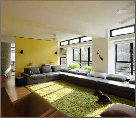 desain rumah ruang tamu luas   ruang keluarga minimalis desain