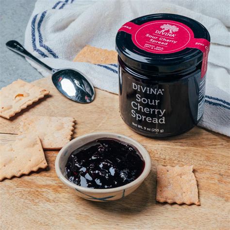 Divina Sour Cherry Spread 9 Oz — Cheese Lover Shop