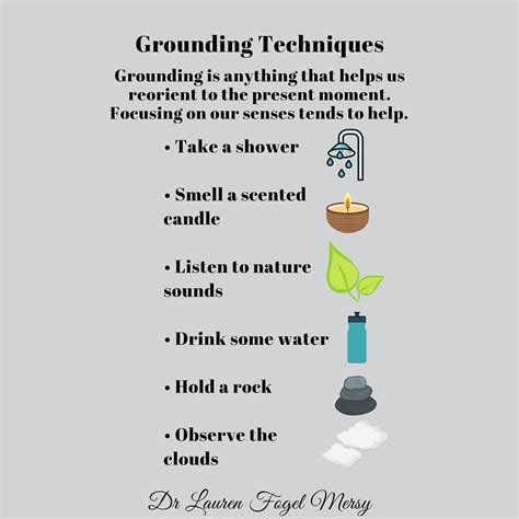 We did not find results for: Dr. Lauren Fogel Mersy on Instagram: "Grounding techniques ...