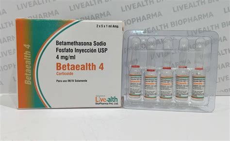 Livealth Liquid Betamethasone Sodium Phosphate Injection 4 Mg For