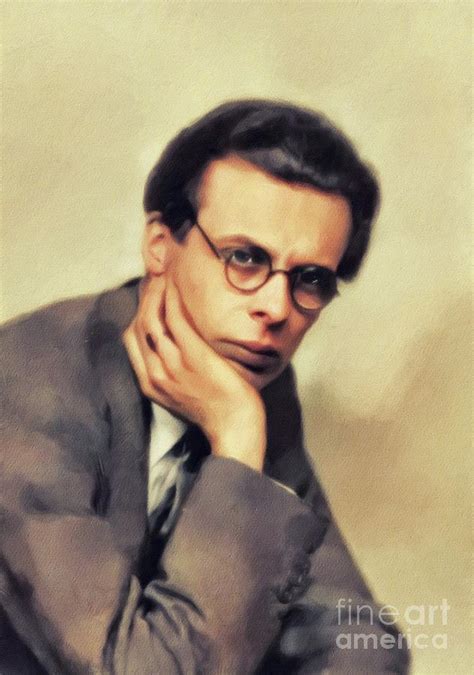 Aldous Huxley Literary Legend Painting By Esoterica Art Agency Pixels