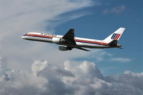 United Airlines Boeing 757 Photograph By Erik Simonsen Pixels