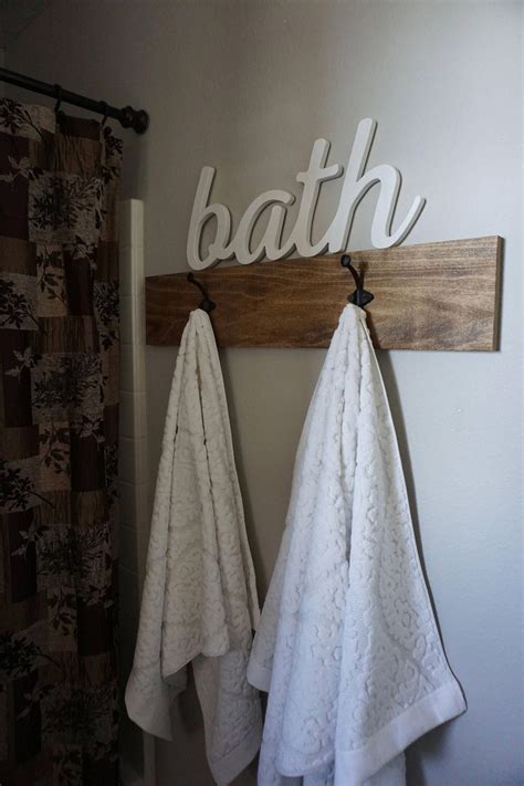30 Rustic Bathroom Towel Hooks