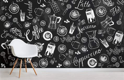 Download Cafe Murals Black And White Wallpaper Wallpapershigh