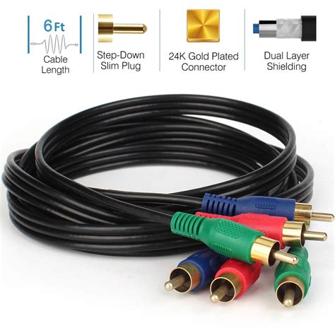 Connecting Rgb Rca Cable To Yellow White Red Cable Techsupport