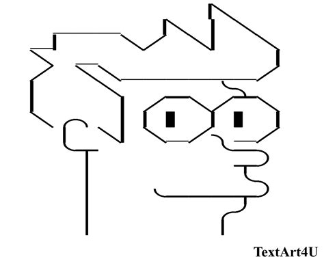 Philip J Fry Unicode Text Art Ascii Copy Paste Codes