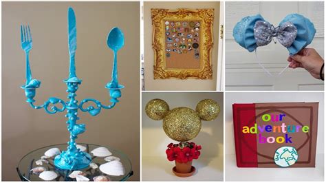 Cheap And Easy Disney Diy Crafts 8 Pinterest Inspired Youtube