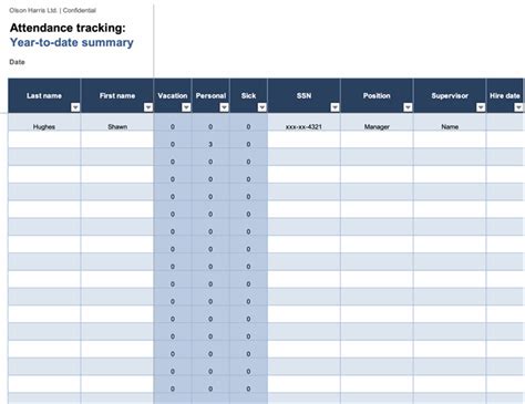13 Free Employee Attendance Tracker Sample Excel Templates