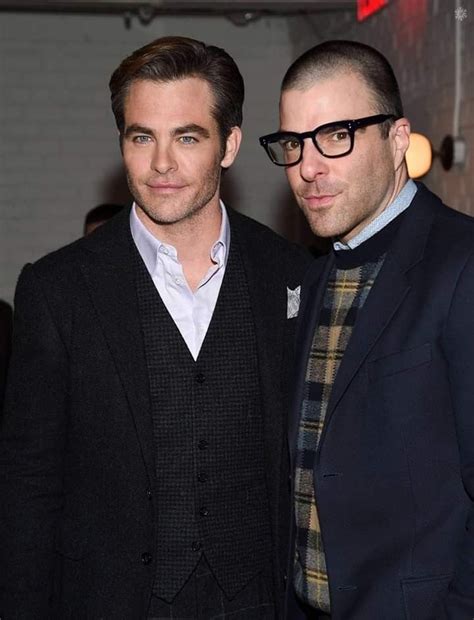 Chris Pine And Zachary Quinto Chris Pine Zachary Quinto Premiere
