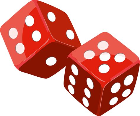 Dice Game Clip Art Red Vector Dice Png Download 26062173 Free