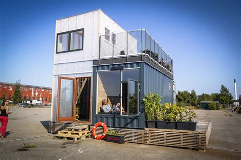 A Student Village Made Of Container Homes In Copenhagen By Cph