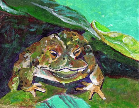 Pat Hagen Frog In A Pond