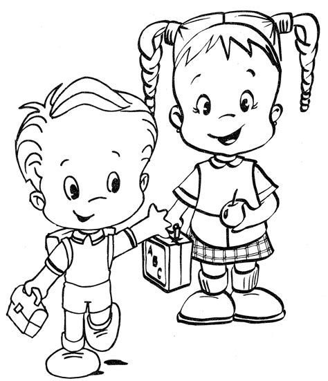 Dibujos de niños para colorear | Colorear imágenes