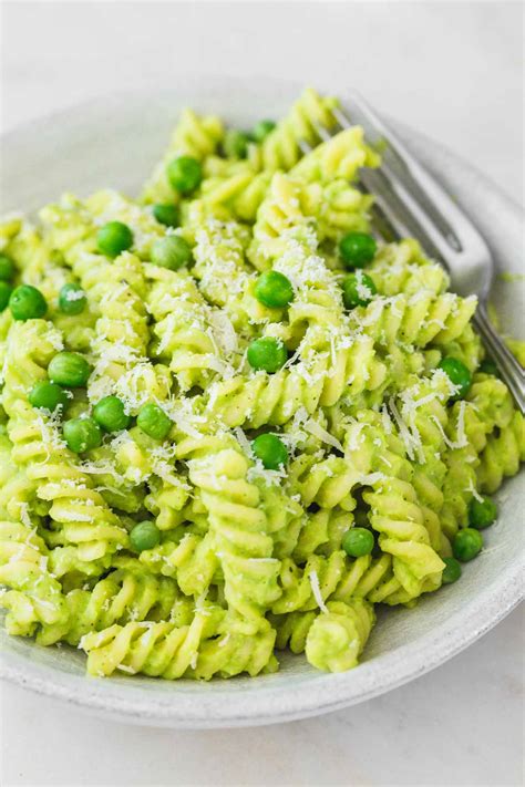 Pasta With Peas Easy Vegetarian Recipe Little Sunny Kitchen