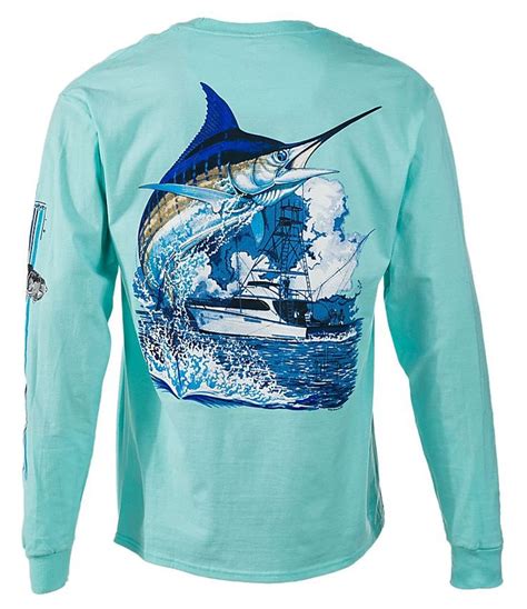 Guy Harvey Marlin Boat Long Sleeve T Shirt For Men Bass Pro Shops