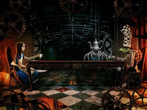 Alice Madness Returns Tea With The Mad Hatter País De Las Maravillas Paises Videojuegos