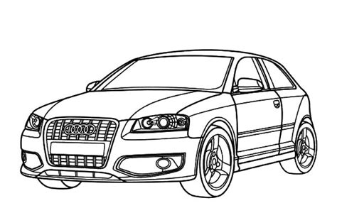 Audi A8 Coloring Pages