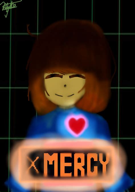 Mercy Frisk From Undertale Pacifist Run By Mint12347 On Deviantart