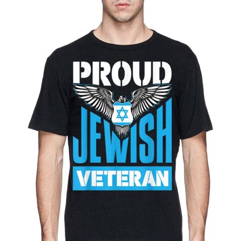 Proud Jewish Veteran Shirt Hoodie Sweater Longsleeve T Shirt