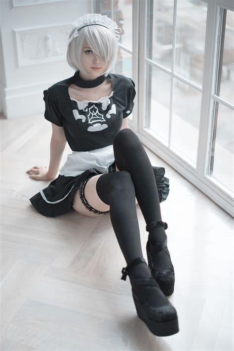 Maid 2b Cosplay By Pollypwnz On Deviantart